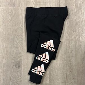 🔥 ADIDAS Black Logo Leggings Size small